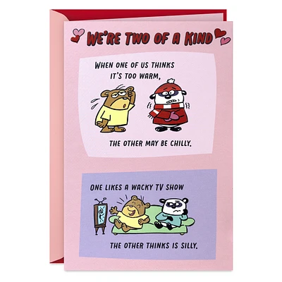 We're Two of a Kind Funny Valentine's Day Card for Spouse for only USD 5.99 | Hallmark