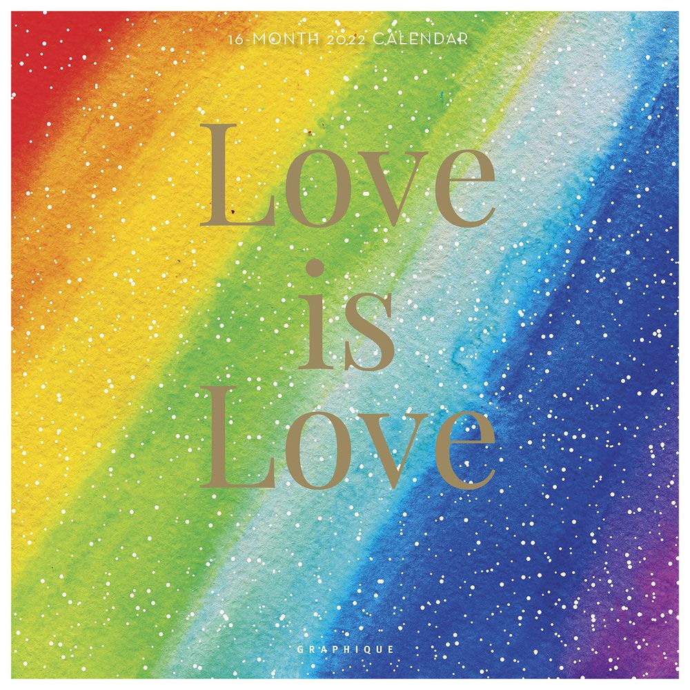 Hallmark Love Is Love 2022 Wall Calendar, 16-Month | Montebello Town Center