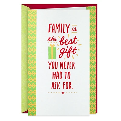 Family Is the Best Gift Christmas Card for only USD 4.99 | Hallmark