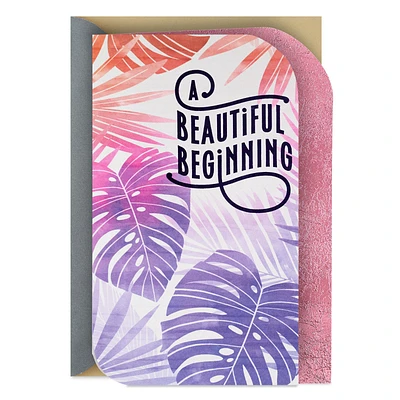 A Beautiful Beginning Wedding Shower Card for only USD 3.99 | Hallmark