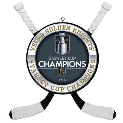 NHL® Vegas Golden Knights® 2023 Stanley Cup® Champions Hockey Ornament for only USD 24.99 | Hallmark