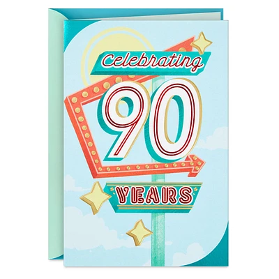 Love How You Live Your Adventure 90th Birthday Card for only USD 4.99 | Hallmark