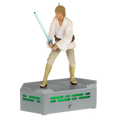 Star Wars: A New Hope™ Collection Luke Skywalker™ Ornament With Light and Sound for only USD 29.99 | Hallmark