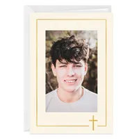 Personalized Cross Frame Religious Photo Card for only USD 4.99 | Hallmark