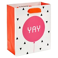 6.5" Yay Pink Balloon Small Gift Bag for only USD 2.49 | Hallmark