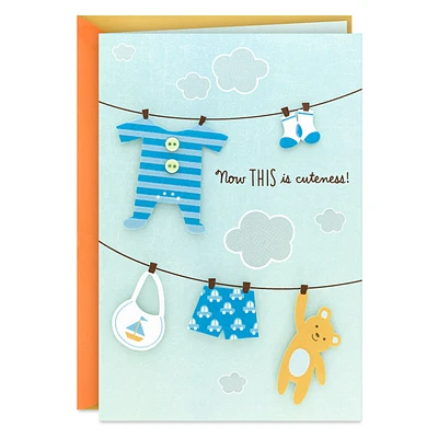 Now This Is Cuteness New Baby Boy Card for only USD 7.99 | Hallmark