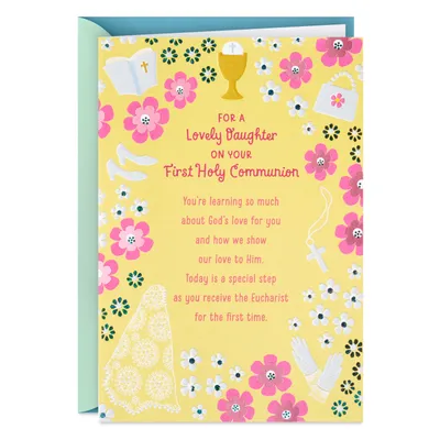 So Happy and Proud Religious First Communion Card for Daughter for only USD 3.99 | Hallmark