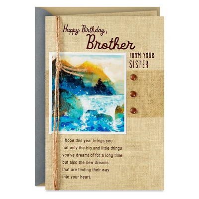 You Deserve Everything You Wish For Birthday Card for Brother From Sister for only USD 6.99 | Hallmark