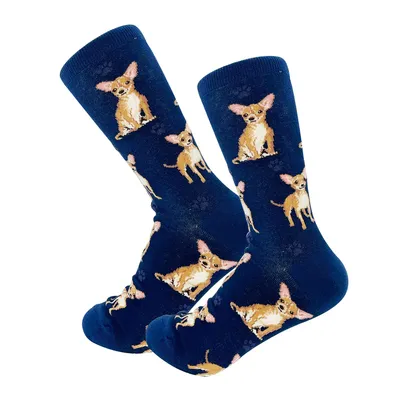 E&S Pets Chihuahua Novelty Crew Socks for only USD 11.99 | Hallmark