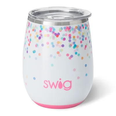 Swig Confetti Stainless Steel Stemless Wine Glass, 14 oz. for only USD 29.95 | Hallmark