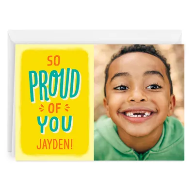 Personalized So Proud of You Photo Card for only USD 4.99 | Hallmark