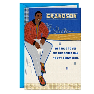 Blessings for a Fine Young Man Birthday Card for Grandson for only USD 2.99 | Hallmark