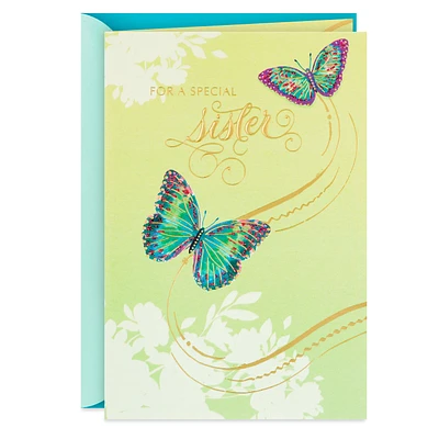 Two Butterflies Birthday Card for Sister for only USD 4.99 | Hallmark