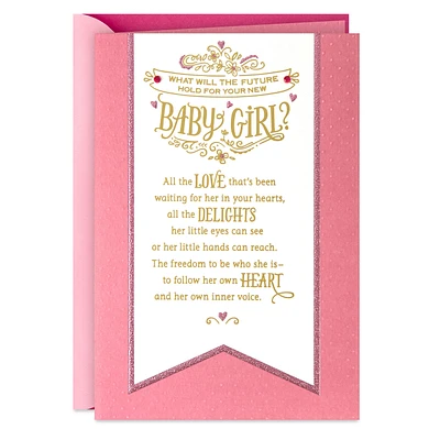 A Future Filled With Love New Baby Girl Card for only USD 6.59 | Hallmark