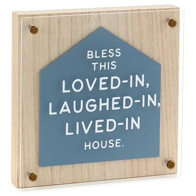 Bless This House Layered Square Quote Sign, 8x8 for only USD 24.99 | Hallmark