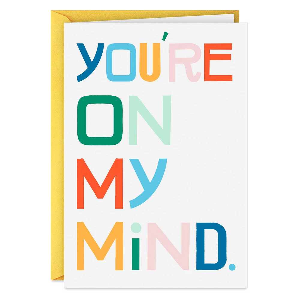 You're On My Mind Funny Thinking of You Card for only USD 3.99 | Hallmark