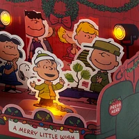 Peanuts® Merry Little Wish 3D Pop-Up Christmas Card With Sound and Light for only USD 9.99 | Hallmark