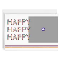Happy Happy Happy Folded Photo Card for only USD 4.99 | Hallmark
