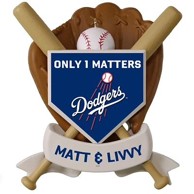 MLB Los Angeles Dodgers™ Baseball Personalized Ornament