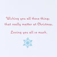 Love You All So Much Christmas Card for Son and Family for only USD 6.59 | Hallmark
