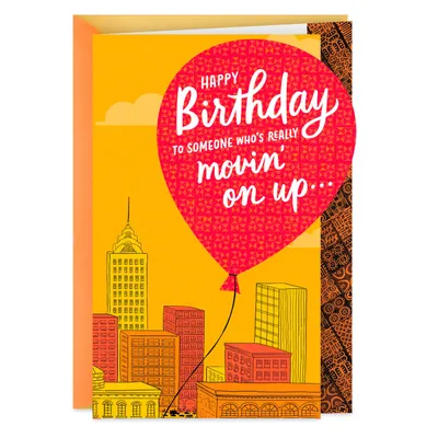 Movin' On Up Funny Birthday Card for only USD 2.59 | Hallmark