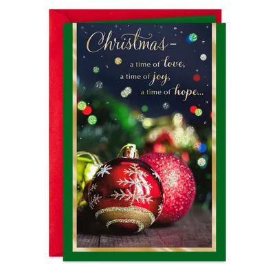 Joy, Love, Hope Christmas Card for only USD 2.00 | Hallmark