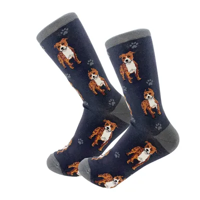 E&S Pets Pit Bull Novelty Crew Socks for only USD 11.99 | Hallmark