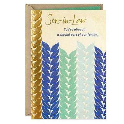 You're a Special Part of Our Family Wedding Card for Son-in-Law for only USD 3.99 | Hallmark