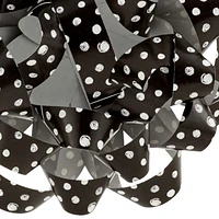 4.6" Black With Gray Dots Recyclable Gift Bow for only USD 1.99 | Hallmark