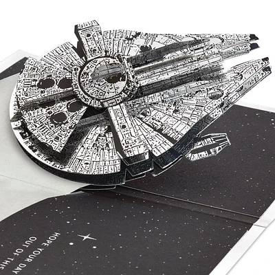 Star Wars™ Millennium Falcon™ 3D Pop-Up Card for only USD 14.99 | Hallmark