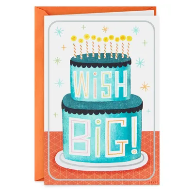 Wish Big Birthday Card for only USD 3.99 | Hallmark