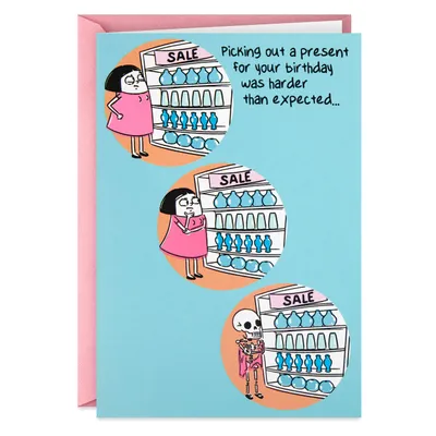 Picking Out Your Present Funny Birthday Card for only USD 3.99 | Hallmark