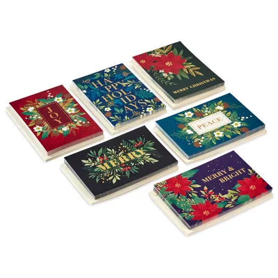 Bold Florals Boxed Christmas Cards Assortment, Pack of 72 for only USD 26.99 | Hallmark