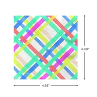 Bright Pastel Plaid Cocktail Napkins, Set of 16 for only USD 4.49 | Hallmark
