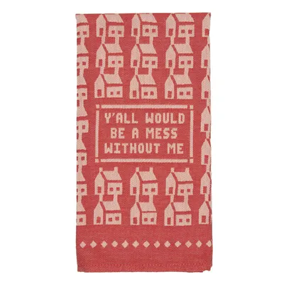 Blue Q Y'All Would Be a Mess Woven Tea Towel for only USD 16.99 | Hallmark