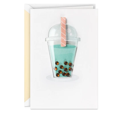 Bubble Tea Blank Card for only USD 9.59 | Hallmark