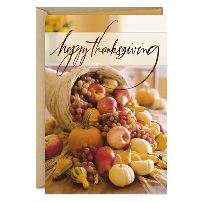 Goodness of the Season Happy Thanksgiving Card for only USD 2.00 | Hallmark