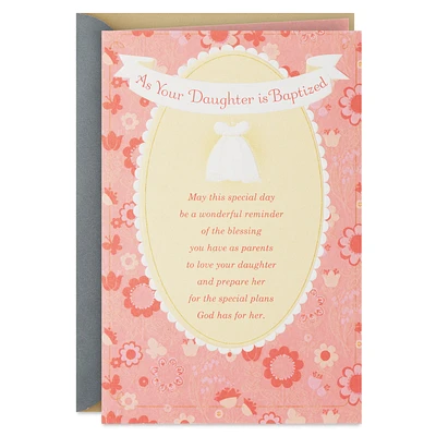 God's Special Plans Religious Baptism Card for Girl for only USD 3.59 | Hallmark
