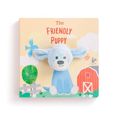 Demdaco The Friendly Puppy Finger Puppet Board Book