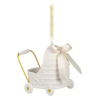 Baby's First Christmas Pram 2024 Porcelain Ornament for only USD 24.99 | Hallmark