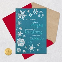 Shimmery Snowflakes Christmas Card for only USD 5.59 | Hallmark