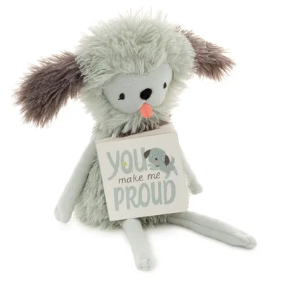 MopTops Shaggy Dog Stuffed Animal With You Make Me Proud Board Book for only USD 34.99 | Hallmark
