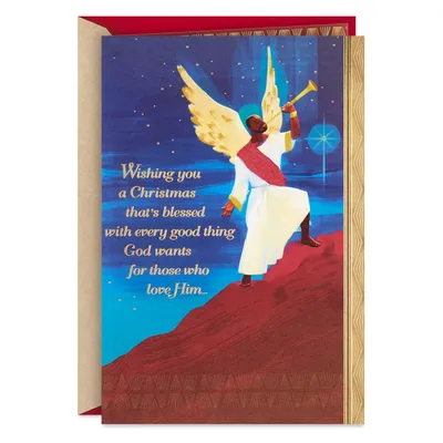 God's Blessings, Joy and Love Christmas Card for only USD 4.99 | Hallmark