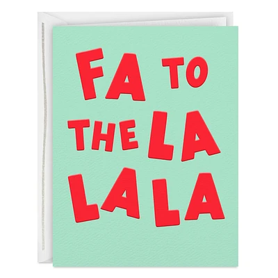 Fa La La La Holiday Groove Christmas Card for only USD 3.99 | Hallmark