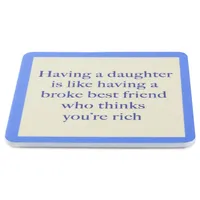 Drinks on Me Broke Best Friend Funny Coaster for only USD 4.99 | Hallmark