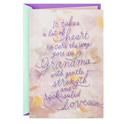 Gentle Strength and Rock-Solid Love Birthday Card for Grandma for only USD 7.59 | Hallmark