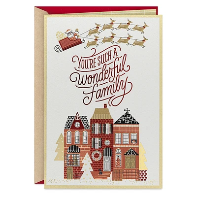 You're Wonderful Christmas Card for Sister and Her Family for only USD 5.99 | Hallmark