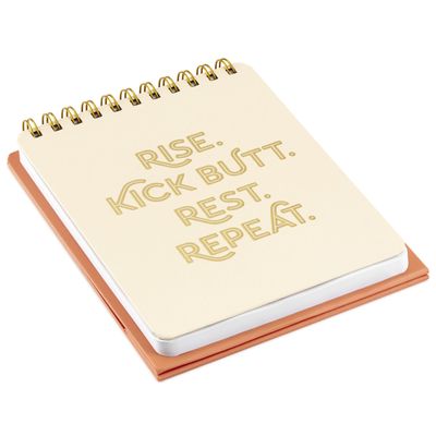 Kick Butt, Repeat Easel Notebook
