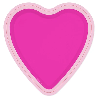 Bright Pink Heart-Shaped Dessert Plates, Set of 8 for only USD 4.99 | Hallmark