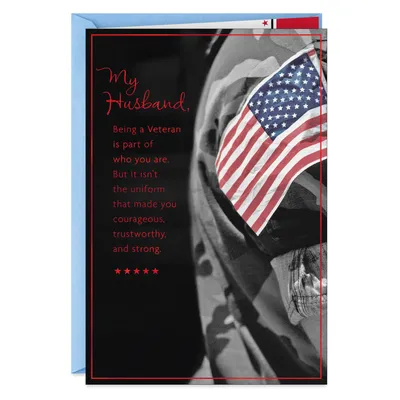 Courageous Heart Veterans Day Card for Husband for only USD 2.00 | Hallmark